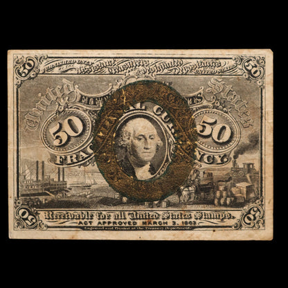 U.S. Fractional Currency, 50¢ Note, Second Issue - 1863 - United States of America