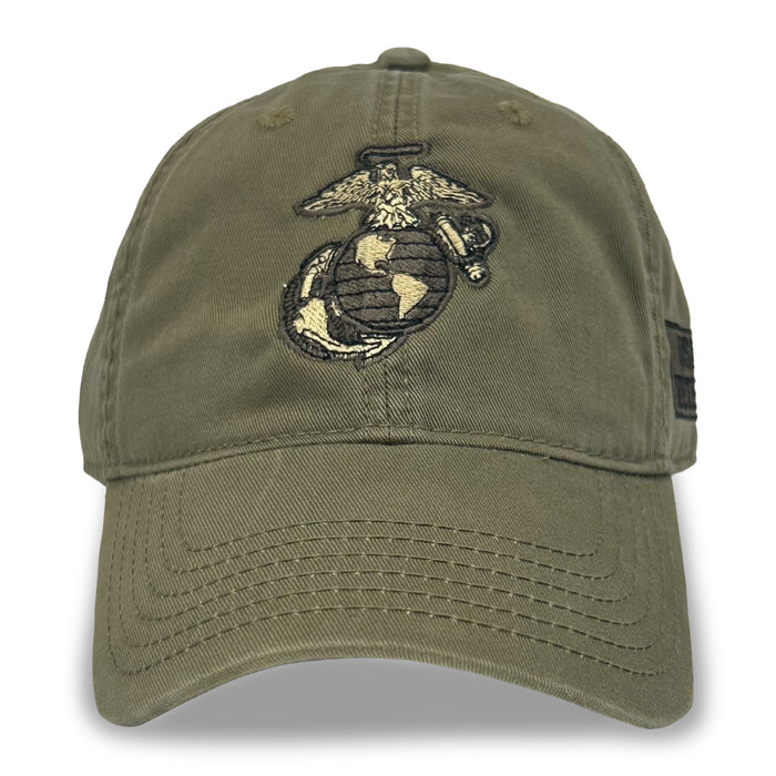 USMC EGA Veteran Twill Hat (Moss)