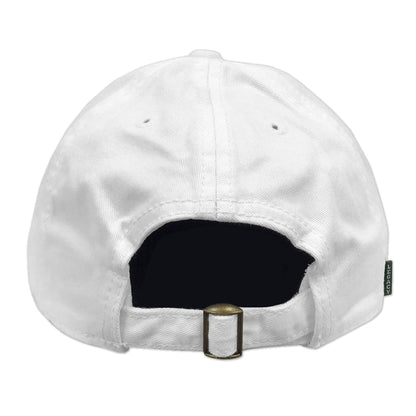 USMC Mom Relaxed Twill Hat (White/Black)