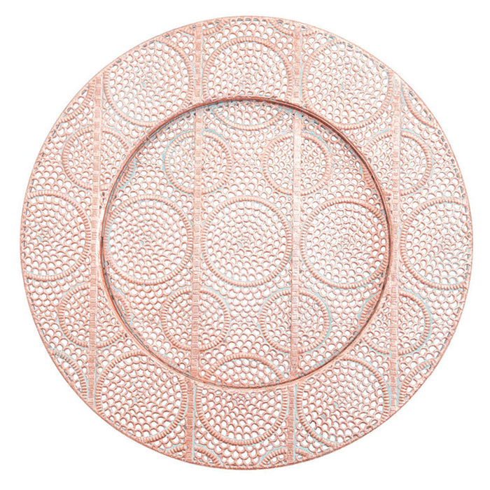Valencia Copper Metal Charger