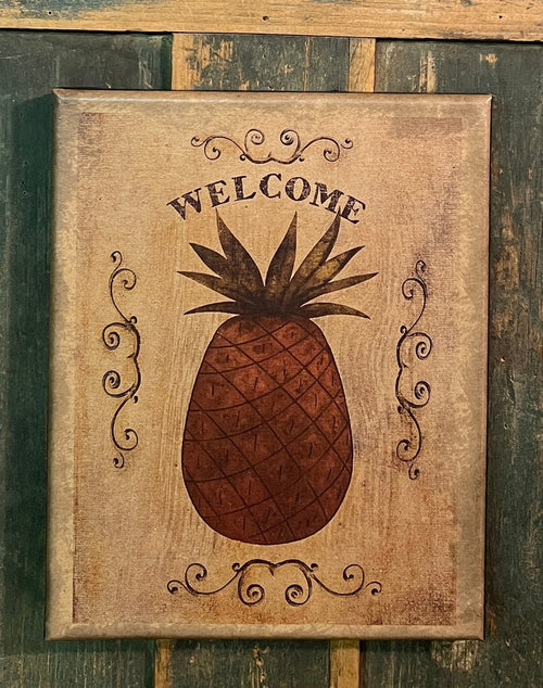 VBD-12 "Welcome Pineapple" Canvas Print