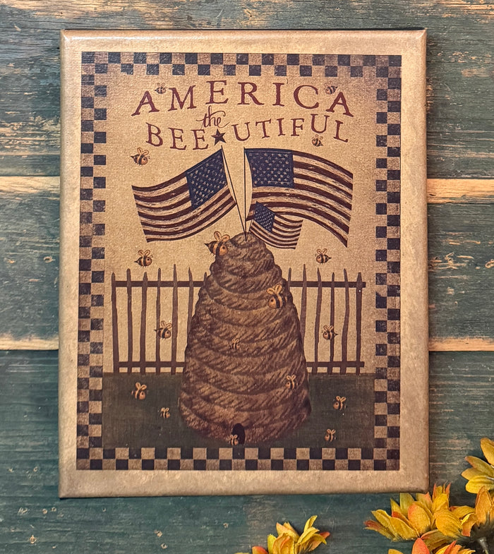 VBD-59 "America the Beeutiful" Canvas Print