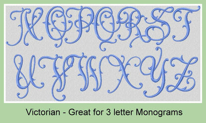 Victorian Monogram Font