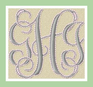 Vines with Outline Font
