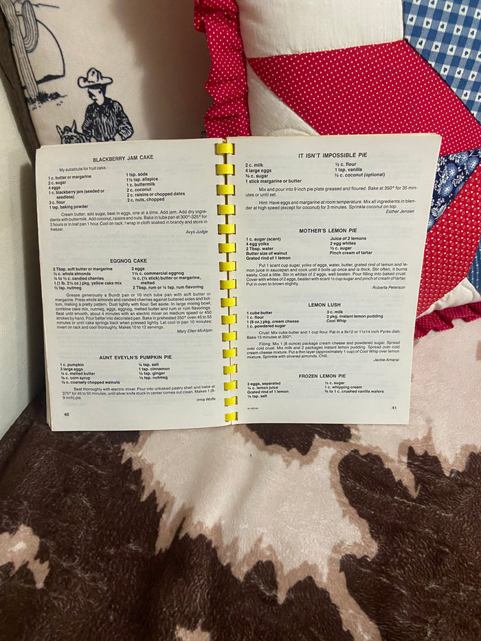Vintage A Taste Of Wildwood Cookbook, Lake Wildwood, 1984 - Deer Creek Mercantile