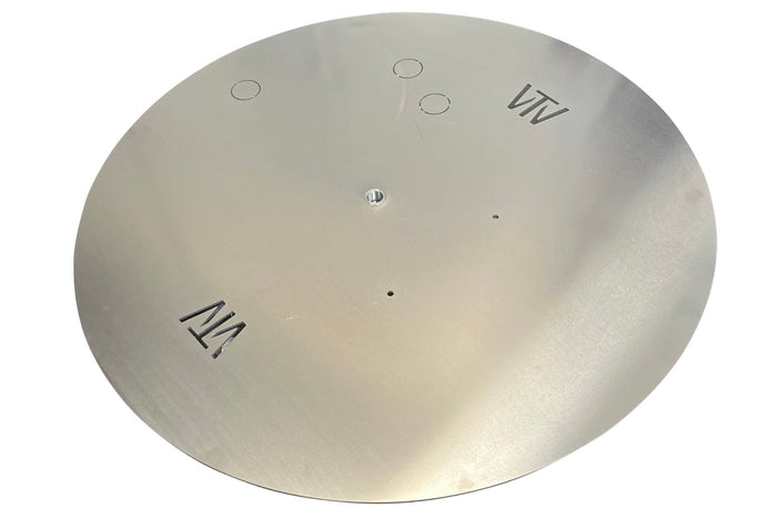 Warming Trends Circular 18-inch Aluminum Fire Pit Burner Plate ALPL18C