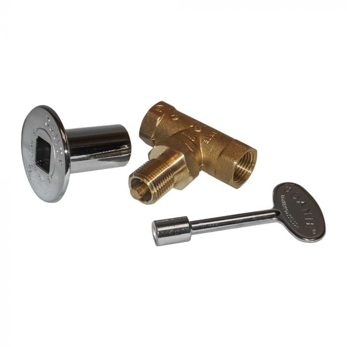 Warming Trends Gas Fire Pit Shut Off Valve Kit 1/2-Inch Key Valve KV12