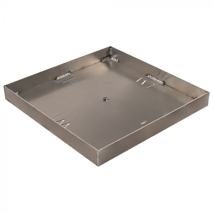 Warming Trends Square 18-inch Aluminum Fire Pit Burner Pan ALPAN18S