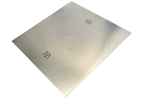 Warming Trends Square 18-inch Aluminum Fire Pit Burner Plate ALPL18S