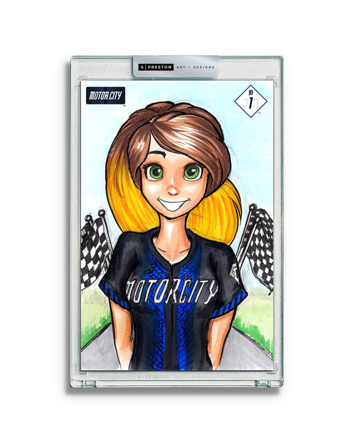 WinS® Detroit Tigers City Connect - Konni Mackenzie Art Slab