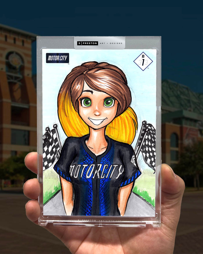 WinS® Detroit Tigers City Connect - Konni Mackenzie Art Slab