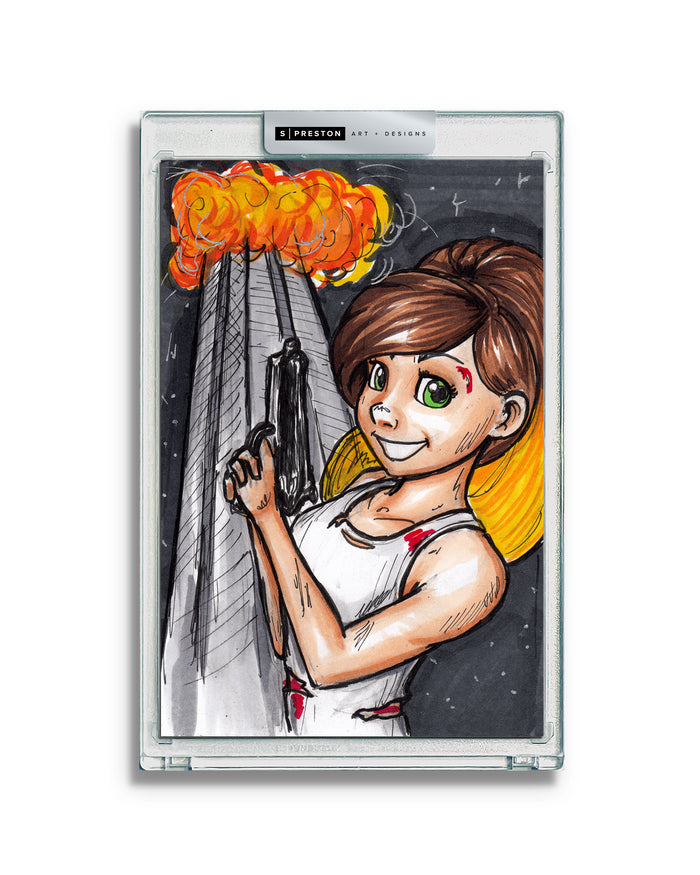 WinS® Every Day Konni Mackenzie Original Art Slab 2023-12-13 - Die Hard