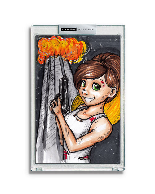 WinS® Every Day Konni Mackenzie Original Art Slab 2023-12-13 - Die Hard