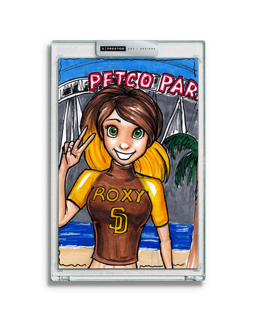 WinS® Every Day Konni Mackenzie Original Art Slab 2023-12-13 - Padres