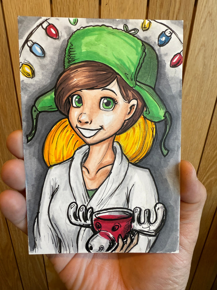 WinS® Every Day Konni Mackenzie Original Art Slab 2024-12-17 - Christmas Vacation