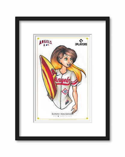 WinS® Los Angeles Angels City Connect - Konni Mackenzie Poster Print