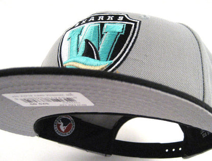 Worcester SHarks New Era 9Fifty Snapback Hat (AIR JORDAN RETRO 10 LIBERTY GRAY UNDERBRIM)