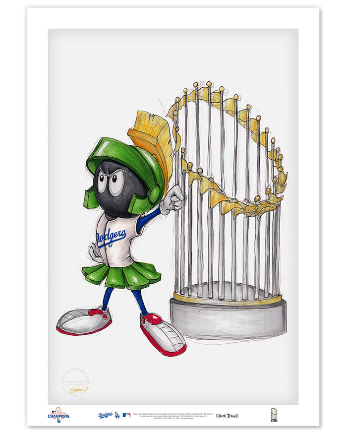 World Series Marvin The Martian 2024 Art Print