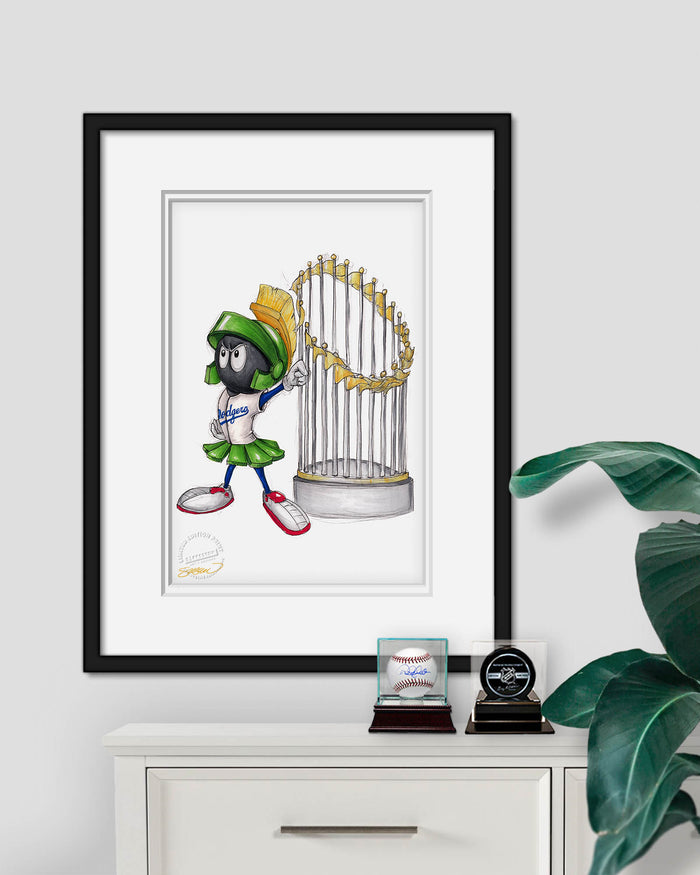 World Series Marvin The Martian 2024 Art Print