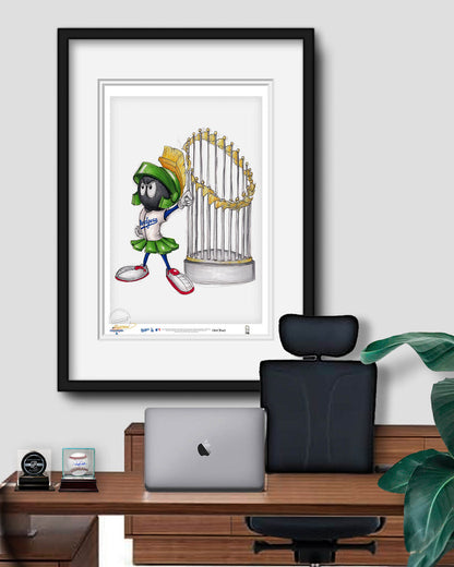 World Series Marvin The Martian 2024 Art Print