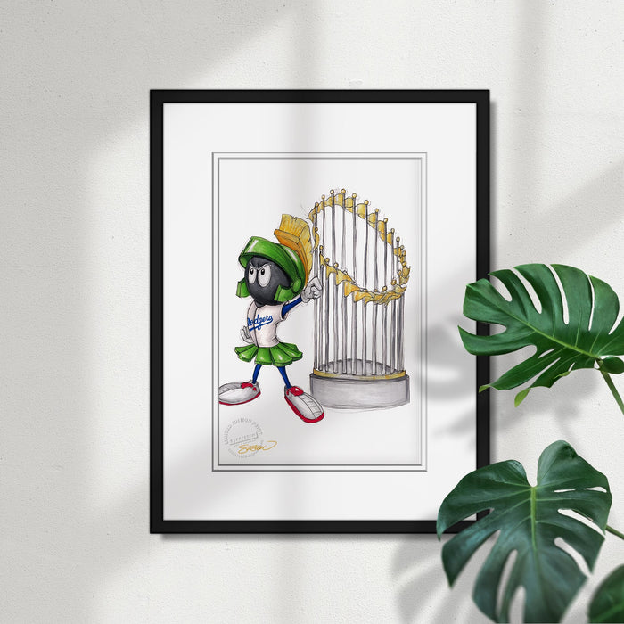 World Series Marvin The Martian 2024 Art Print