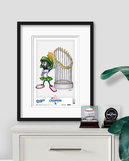 World Series Marvin The Martian 2024 Art Print