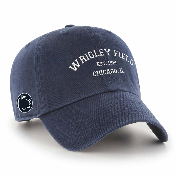 Wrigley Field Penn State 47 Brand Clean Up Adjustable Cap
