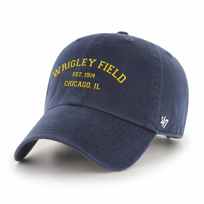 Wrigley Field University Of Michigan 47 Brand Clean Up Adjustable Cap