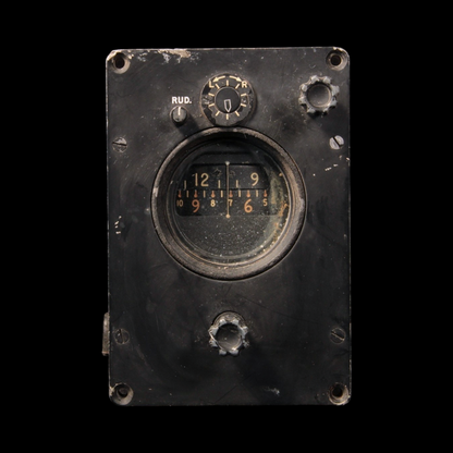 WWII Aircraft Instrument, Mark IV Autopilot Directional Gyro - 1940s - World War II