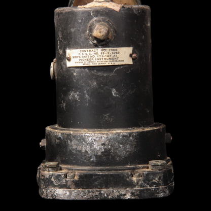 WWII Aircraft Instrument, Turn and Bank Indicator, Pioneer 88–I–3280 - 1940s - World War II