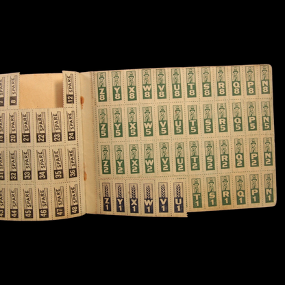 WWII US War Ration Books Three and Four - 1940s - World War II